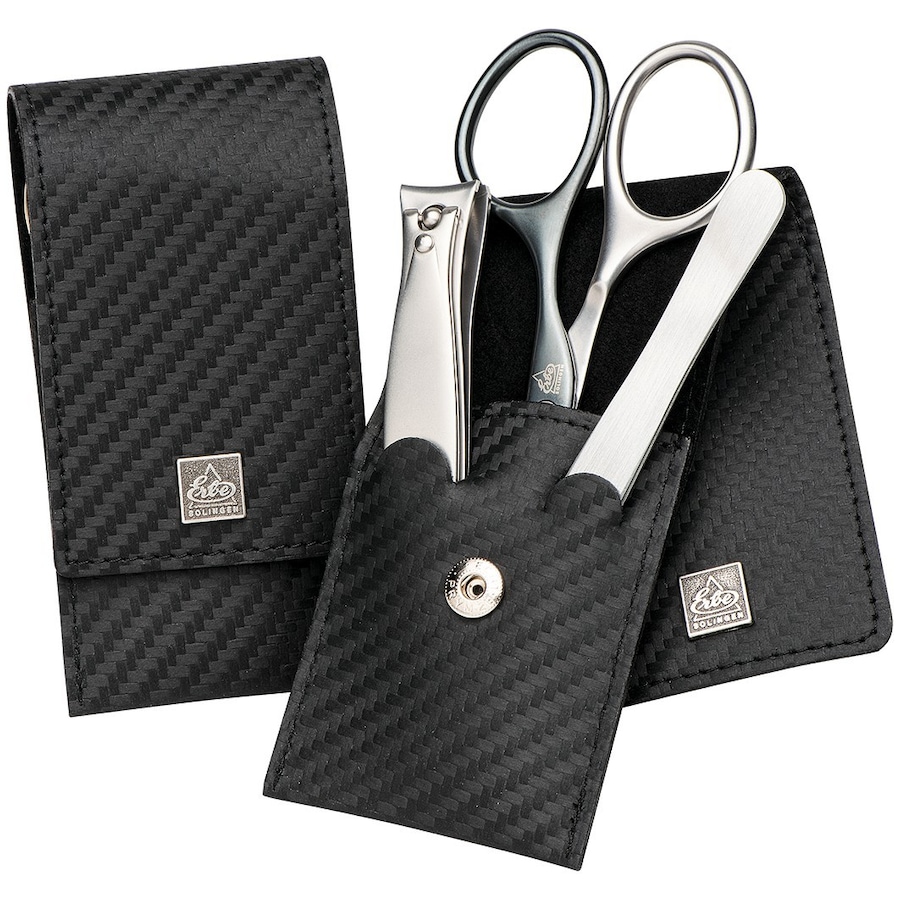 Maniküre Set Taschen-Etui MAN Serie Carbon, schwarz, 3-tlg. Etui 1.0 pieces