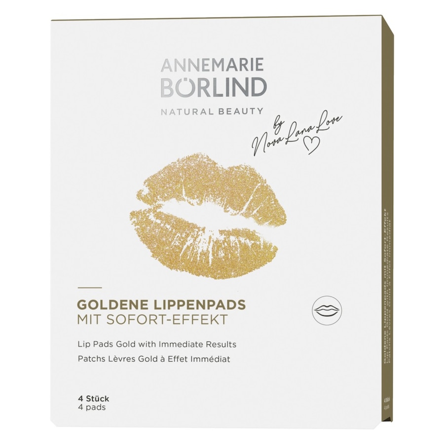 GOLDENE LIPPENPADS mit Sofort-Effekt Lippenmaske 1.0 pieces