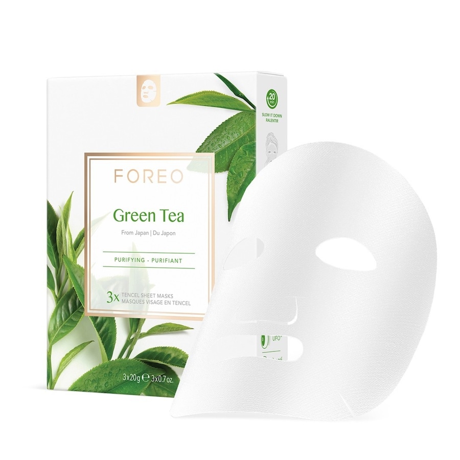 Skincare Green Tea Sheet Mask Farm To Face Collection Tuchmasken Tuchmaske 3.0 pieces