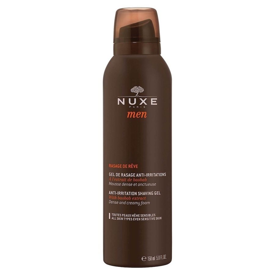 Nuxe Men Rasiergel zur Vorbeugung Hautirritationen, Rasurbrand und eingewachsenen Haaren