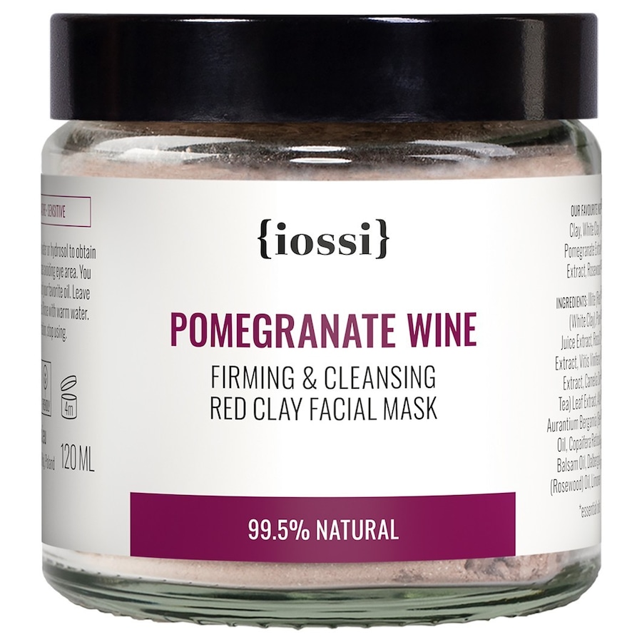 Pomegranate Wine Firming and Cleansing Red Clay Mask Feuchtigkeitsmaske 