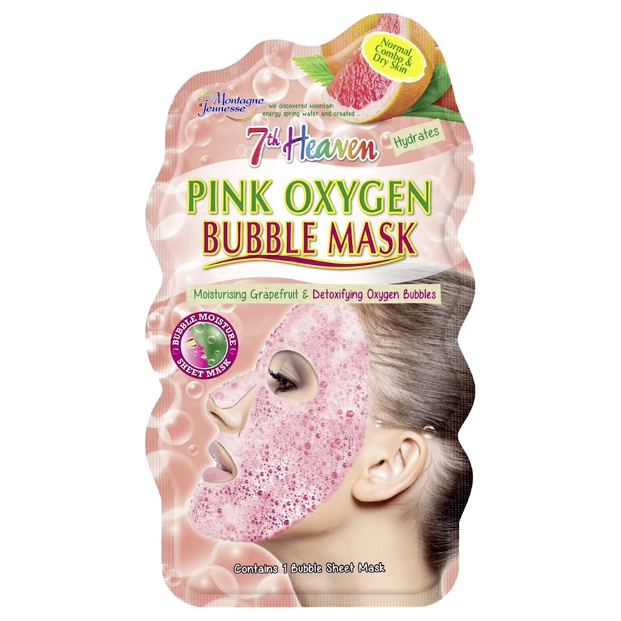 Bubble Maske Pink Oxygen Tuchmaske 1.0 pieces
