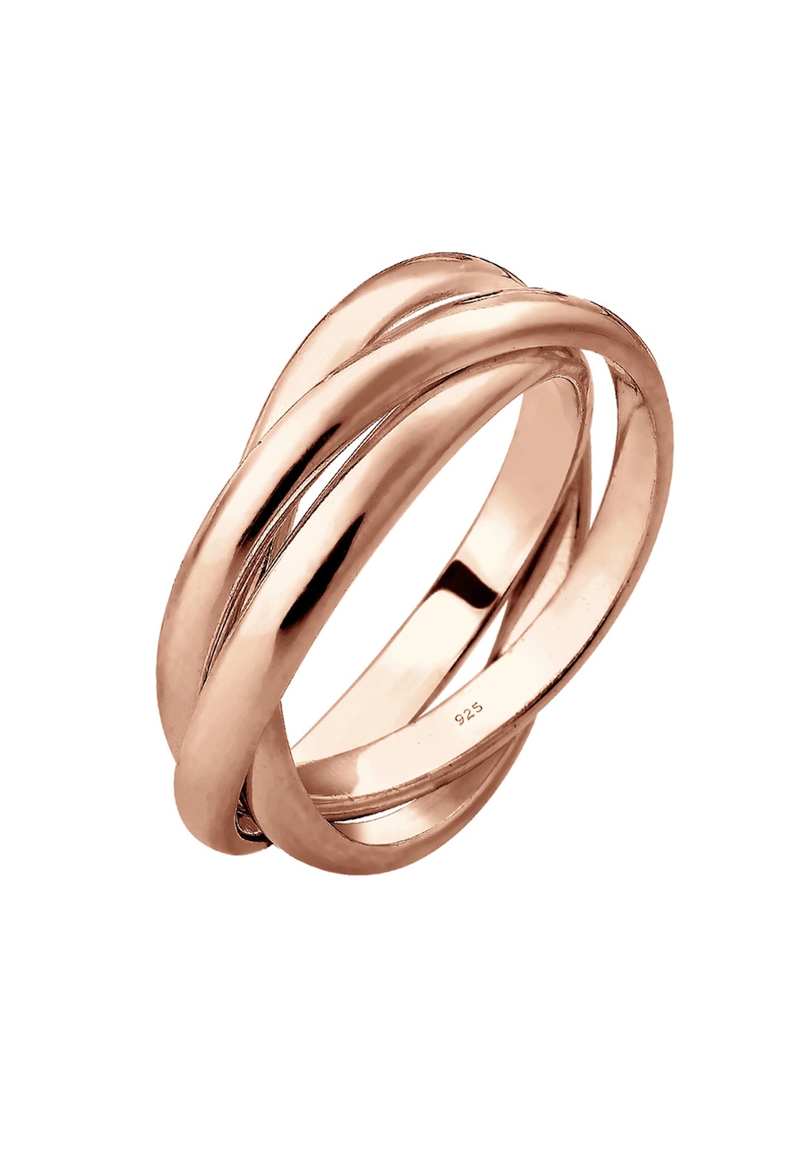 Elli  Elli Elli Ring Basic Wickelring Klassisches Design 925 Silber Ring 1.0 pieces
