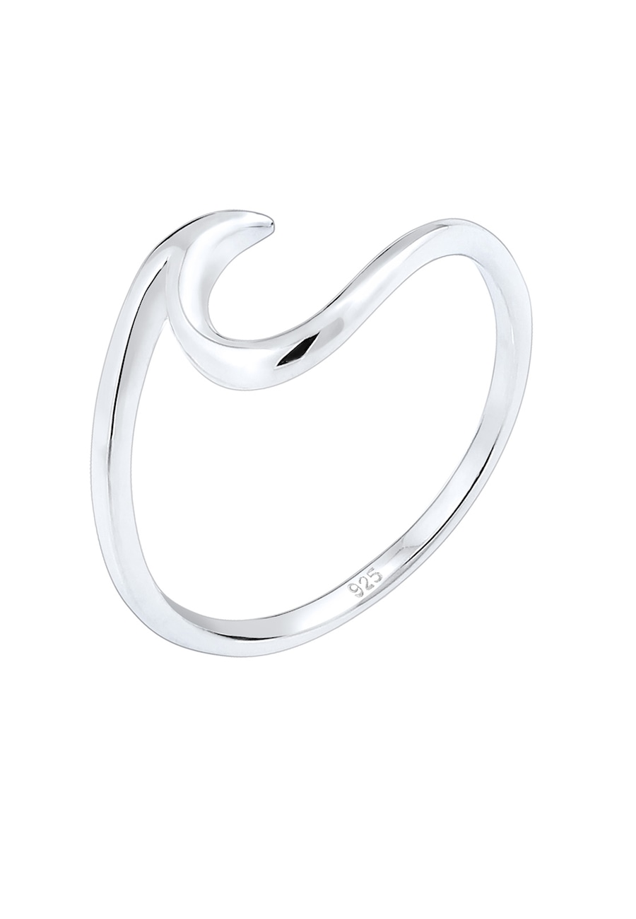 Elli  Elli Elli Ring Wellen Wave Strand Trend 925 Sterling Silber Ring 1.0 pieces