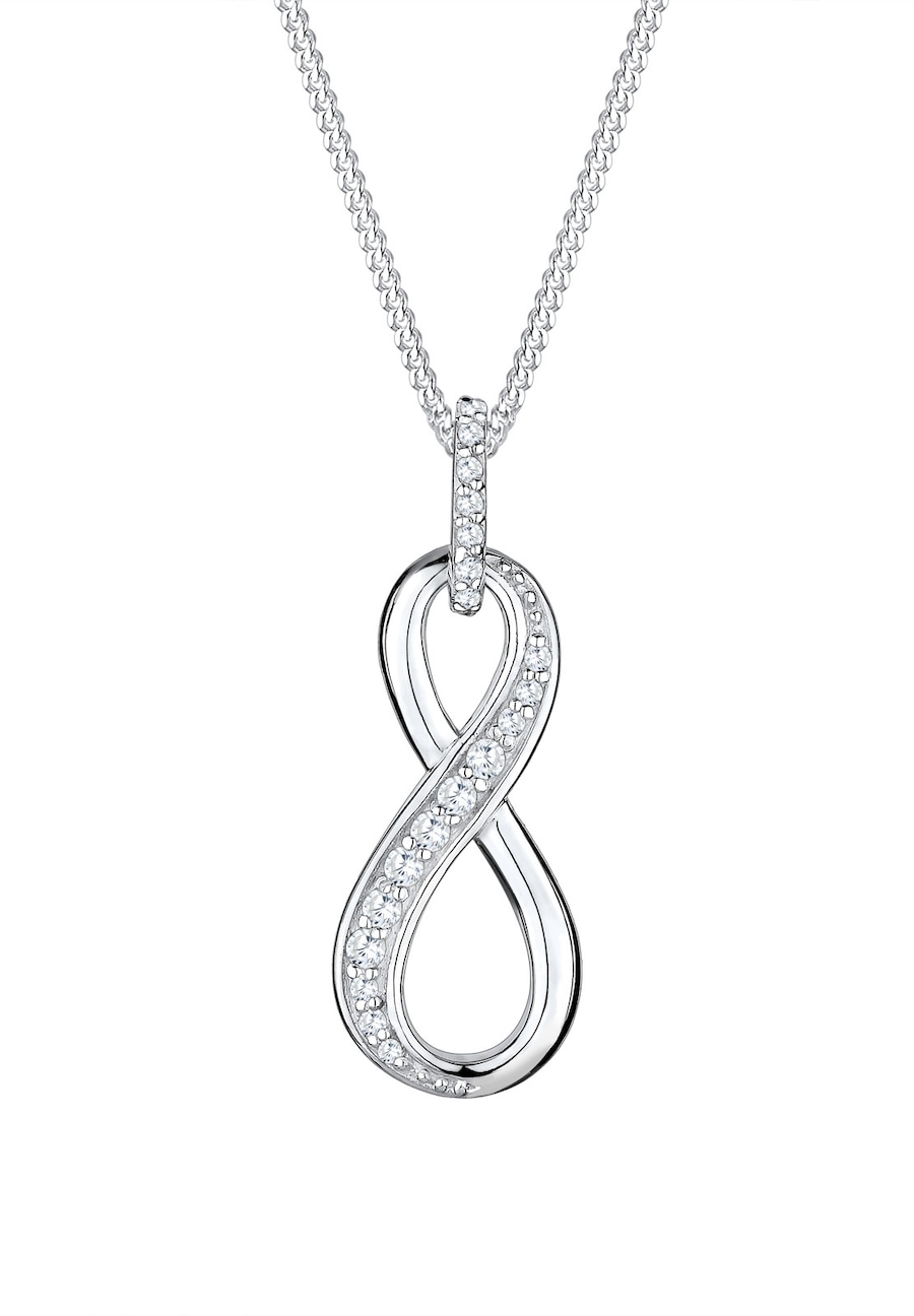 Elli  Elli Elli Halskette Infinity For Ever Symbol Zirkonia 925 Silber Halskette 1.0 pieces