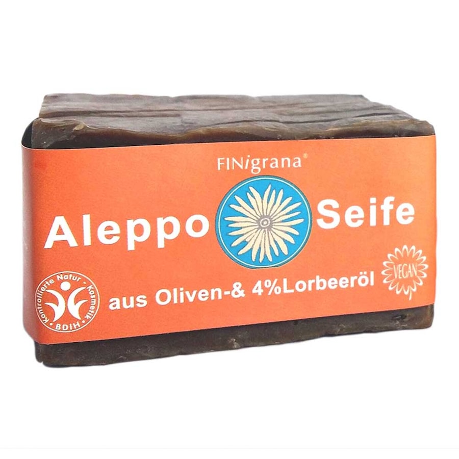 Alepposeife - 4% Lorbeeröl Körperseife 