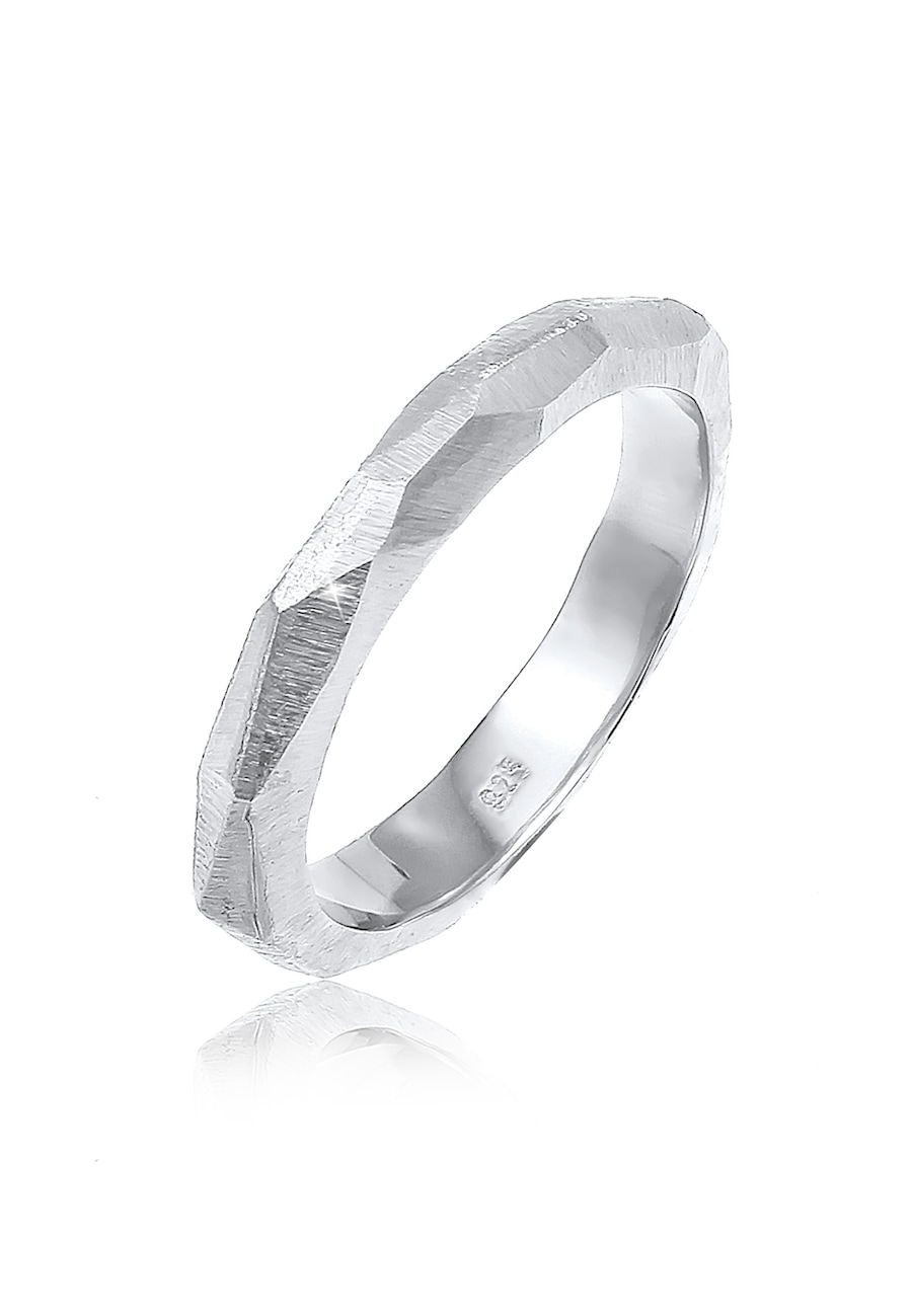 Elli PREMIUM  Elli PREMIUM Elli PREMIUM Ring Paarring Trauring Hochzeit Brushed 925 Silber Ring 1.0