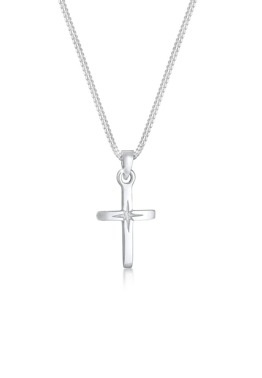 Elli  Elli Elli Halskette Kreuz Symbol Anhänger Religion 925 Sterling Silber Halskette 1.0 pieces