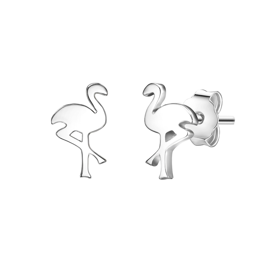 Ohrstecker Flamingo Sterling Silber in Silber Ohrring 1.0 pieces