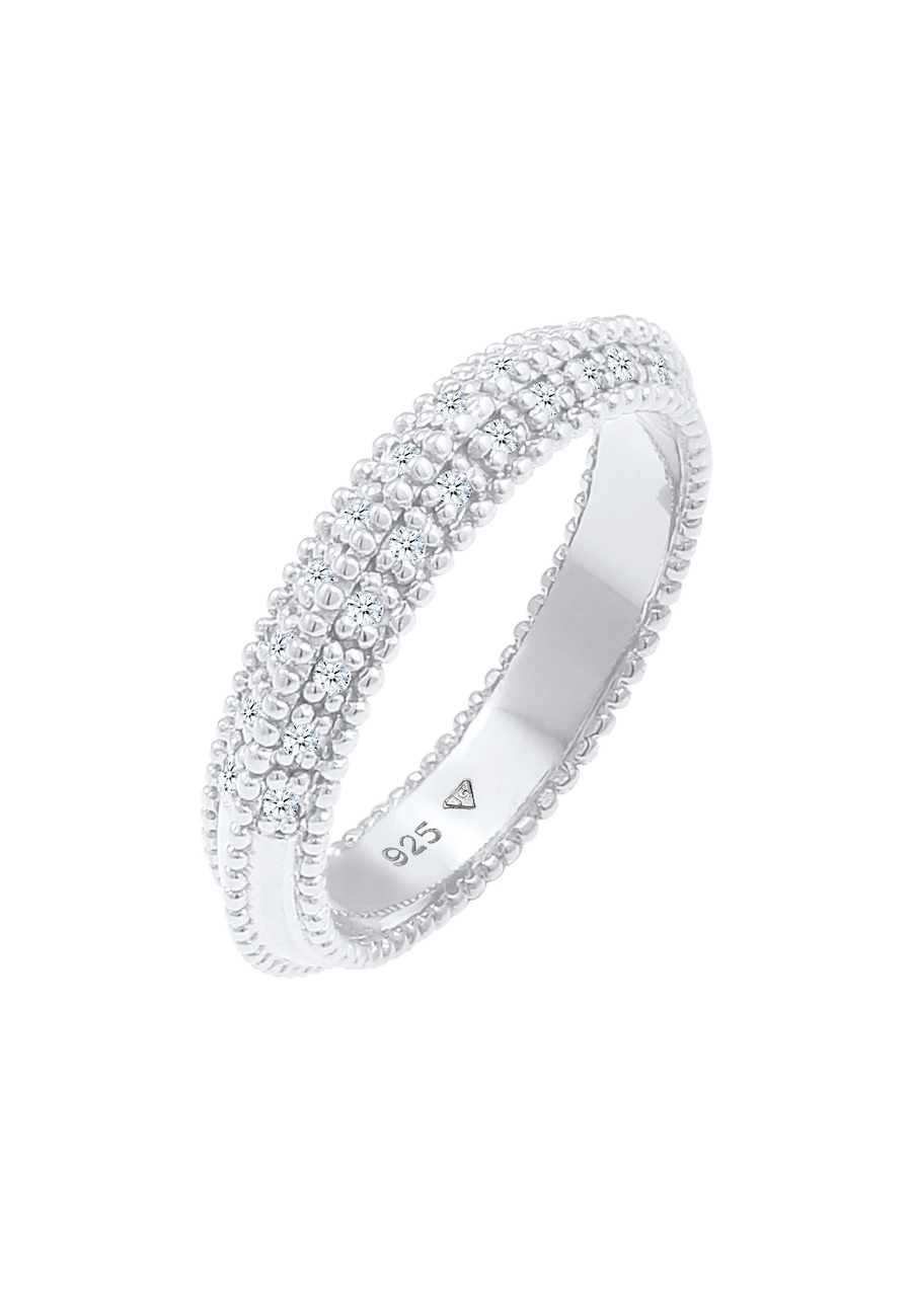 Elli DIAMONDS  Elli DIAMONDS Elli DIAMONDS Ring Verlobung Diamant (0.12 ct.) 925er Sterling Silber R