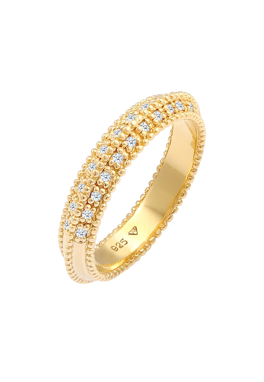 Elli DIAMONDS  Elli DIAMONDS Elli DIAMONDS Ring Verlobung Diamant (0.12 ct.) 925er Sterling Silber R