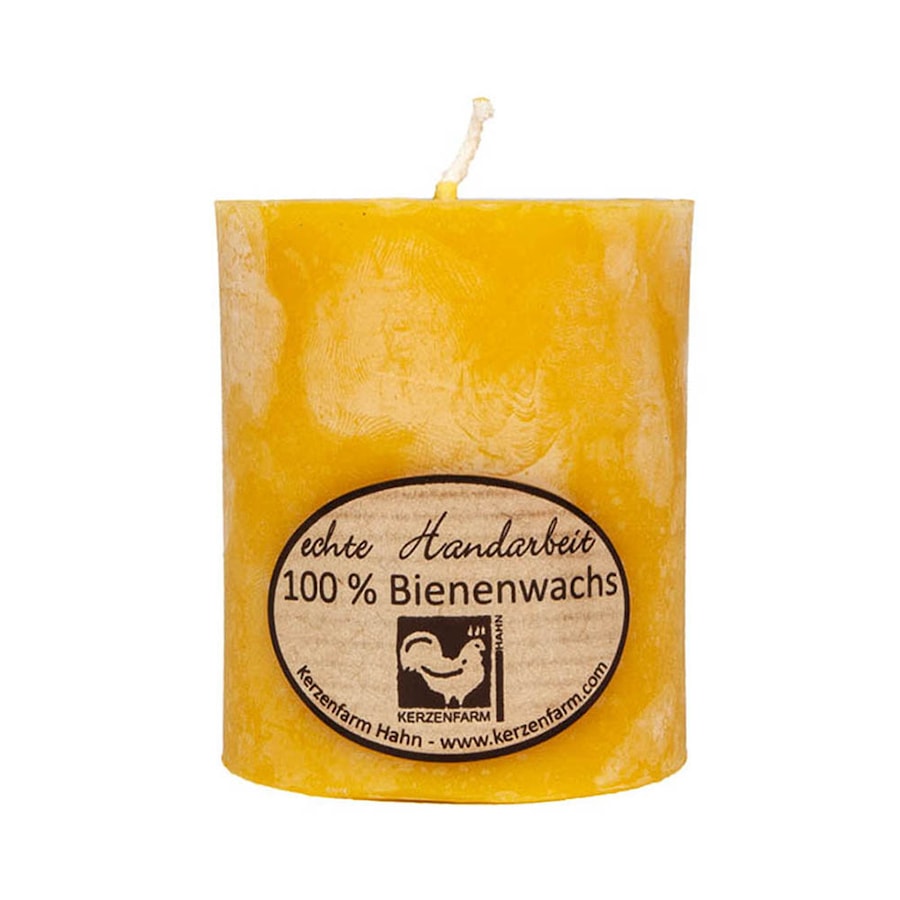 Bienenwachs - Stumpenkerze gelb 65x75mm Kerze 1.0 pieces