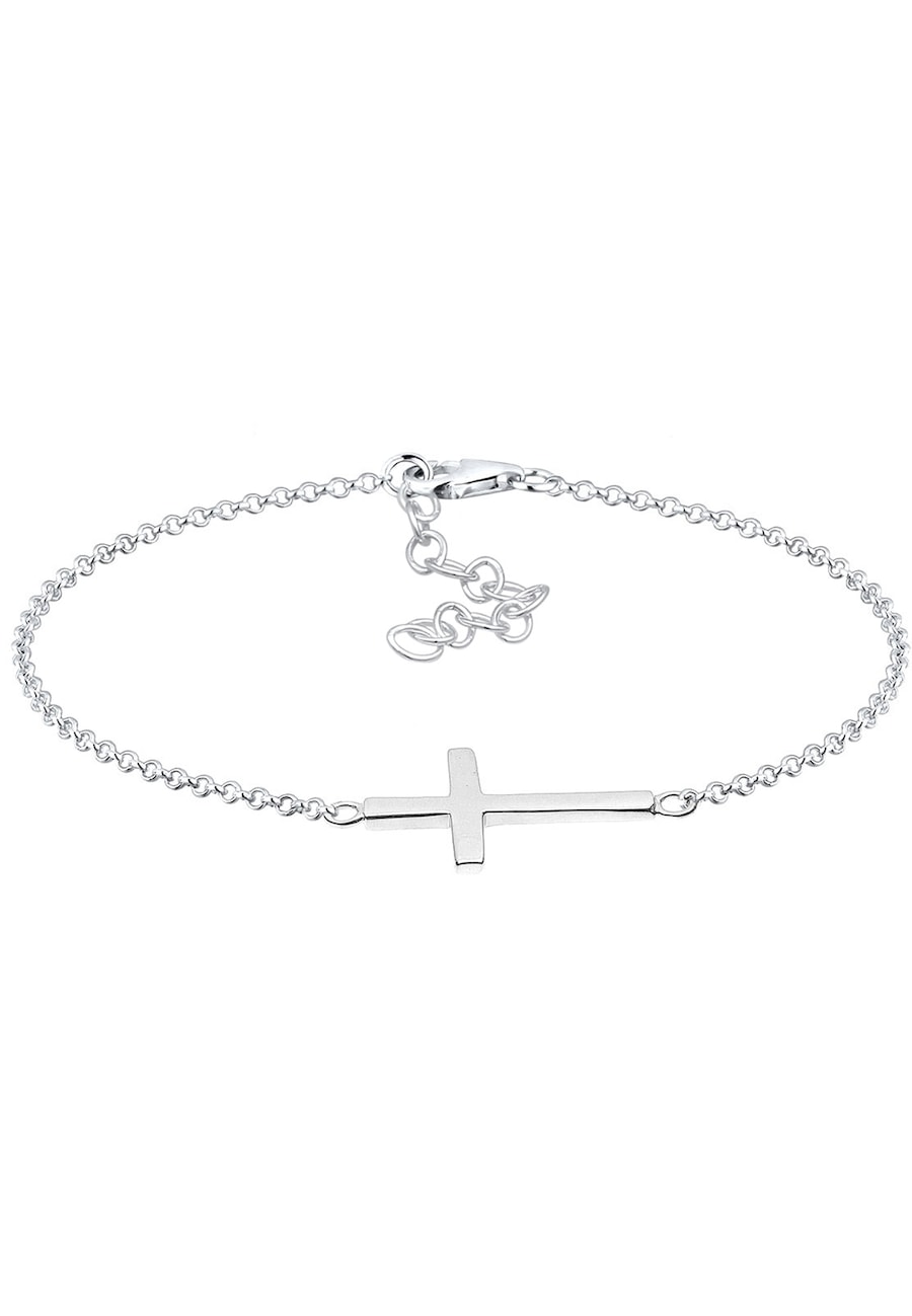 Elli  Elli Elli Armband Symbol Religion Kreuz Filigran Trend 925 Silber Armband 1.0 pieces