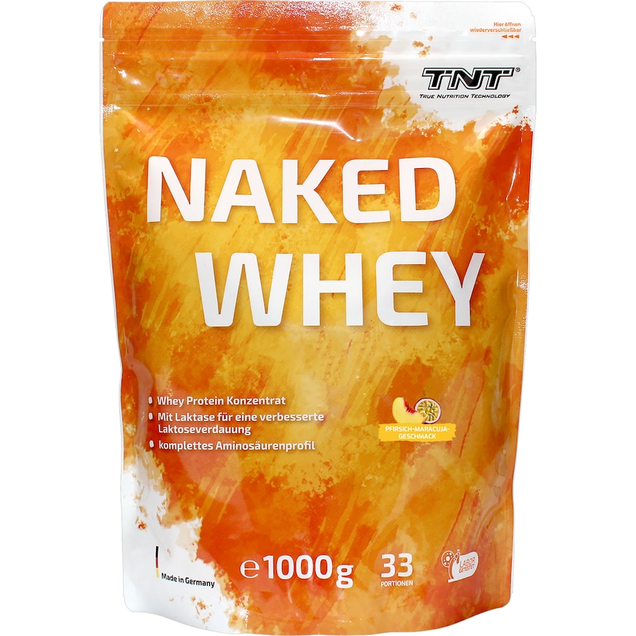 Naked Whey Protein - hoher Eiweißanteil, hohe biologische Wertigkeit, mit Laktase Protein & Shakes 1